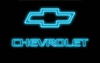 Chevy Logo . Neon Blue Chevy Logo HD wallpaper