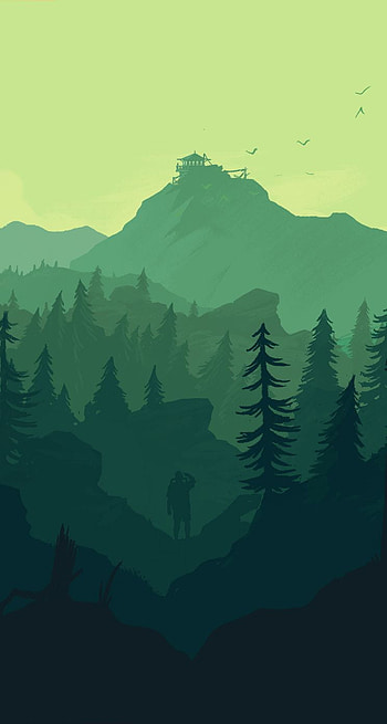 Dual Monitor Firewatch wengerluggagesave, Vertical Dual Monitor HD phone wallpaper