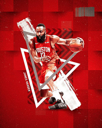 Twitter, NBA , Houston Rockets, Sport poster design HD phone wallpaper