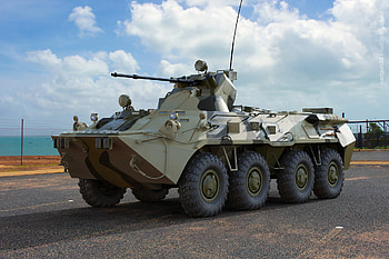 armored personnel carrier, military, BTR-80 HD wallpaper
