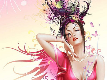 mature lady , cg, 3d, fantasy, ancient times, girl HD wallpaper