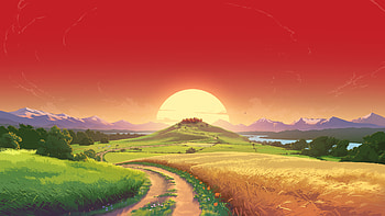 Game CGI Landscape HD wallpaper