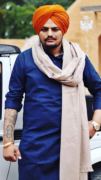 Sidhu Moose Wala, Blue Kurta HD phone wallpaper
