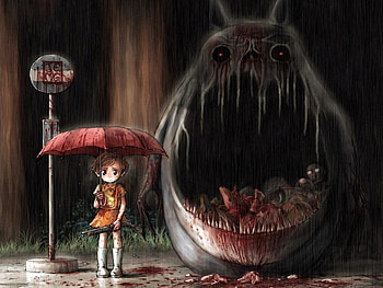HALLOWEEN GORE, HALLOWEEN, HORROR, , ANIME HD wallpaper