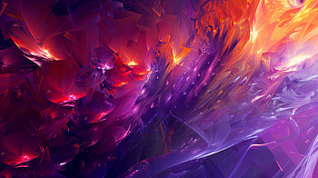 Vibrant Abstract Burst: A Ultra Experience, Abstract, colorful, Digital Art, fractal HD wallpaper