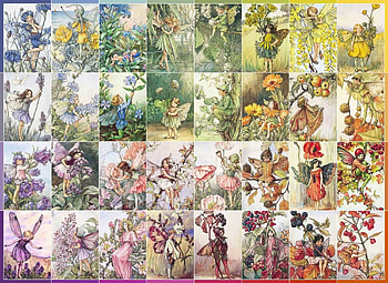 Fairies, fairy, art, fantasy, collage HD wallpaper