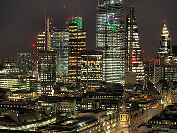 Cities, Architecture, Building, Lights, Night City, Skyscrapers, Tower HD wallpaper