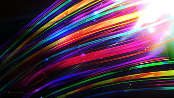 Colorful Lines Abstract Art, lines, abstract, digital-art HD wallpaper