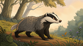 Stunning Badger in Ultra, badger, forest, Wildlife, illustration, nature HD wallpaper