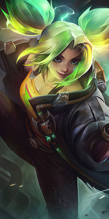 Zeri, legends, league, of, lol, girl, egirl HD phone wallpaper