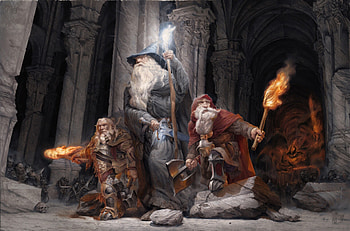 Dwarf, Gandalf the Grey, Lord of the Rings HD wallpaper