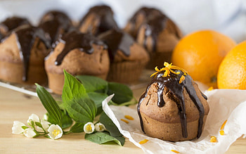 Food, Chocolate, Muffin, Jasmine HD wallpaper