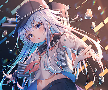 Hibiki - Kantai Collection, Hibiki (Kancolle), Anime, Kantai Collection HD wallpaper