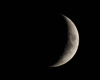 Universe, Night, Moon, Crater HD wallpaper