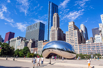 United States travel, Cloud Gate visit, Iconic sculpture, Travel destinations HD wallpaper