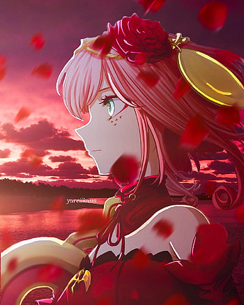 Destiny, cosette, eye, red, takt, taktopdestiny, girl, animegirl, anime HD phone wallpaper
