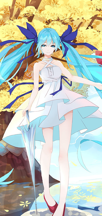 Hatsune Miku, Anime, Vocaloid HD phone wallpaper