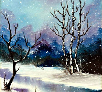 Magic Snow, Winter, Snow, Trees, Nature, River HD wallpaper