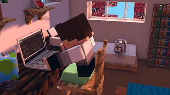 Minecraft System Work HD wallpaper