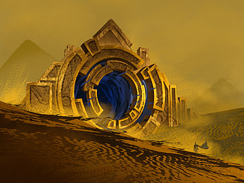 fantasy, portal HD wallpaper