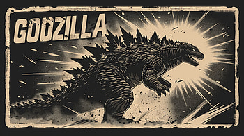 Artistic Godzilla Movie, movie, Godzilla, artistic HD wallpaper