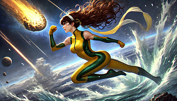 Rogue Power, fantasy, Comic, X-Men HD wallpaper