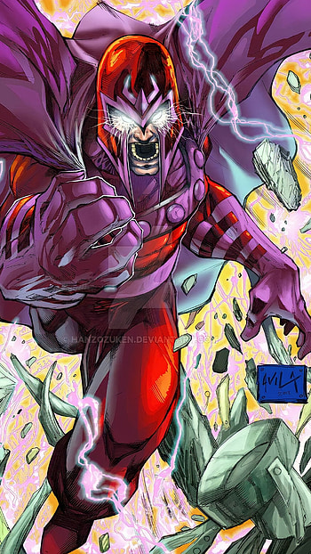 Magneto, Wolverine, comics, X-Force, X-man, professor-X, X-Men, anime, comicon HD phone wallpaper