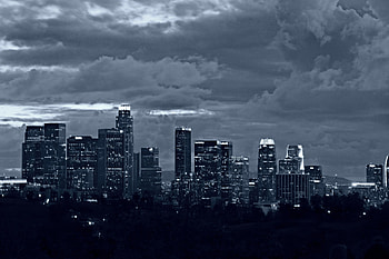 Hollywood Skyline, Los Angeles, California HD wallpaper