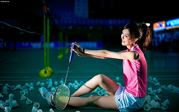 Player, Badminton HD wallpaper