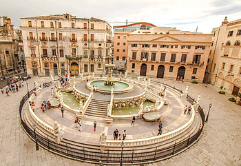 Praetorian Fountain, Palermo HD wallpaper