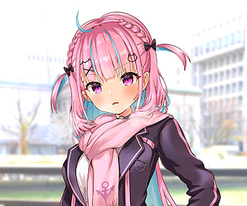 Minato Aqua, hololive, Minato Aqua, Anime, Virtual Youtuber HD wallpaper