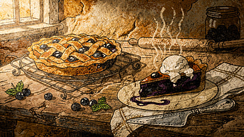 Rustic Blueberry Pie —, Blueberry Pie, Pie, Dessert HD wallpaper