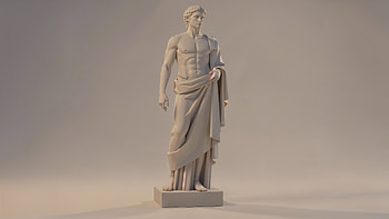 Hellenic Calm — Greek Statue HD wallpaper