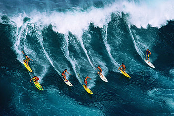 Spiritual aspect of surfing, Hawaiian traditions, Soulful connection, Ancient wisdom HD wallpaper