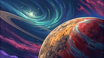 Sci-Fi Planet: Ultra for Cosmic Adventures, sci fi planet, space, planet, galaxy, Stars HD wallpaper