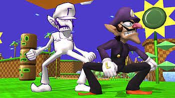 Waluigi HD wallpaper