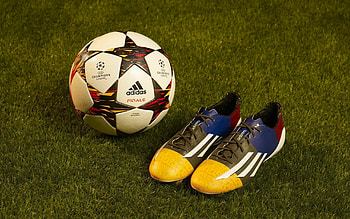 Ball and boots, Football (Soccer) HD wallpaper