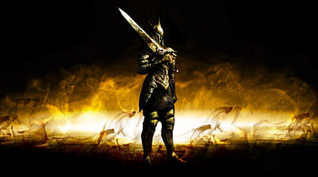 lone knight, knight, sword, armour, warrior HD wallpaper