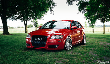 Auto, Grass, Cars, Front View, Audi A3 HD wallpaper