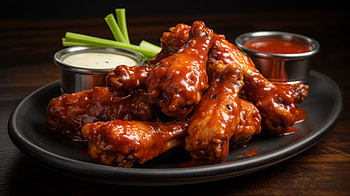 Savory Chicken Wings, Chicken Wings, food, chicken HD wallpaper