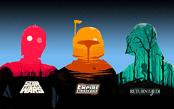 I've compiled Olly Moss' Star Wars posters into one epic . HD wallpaper