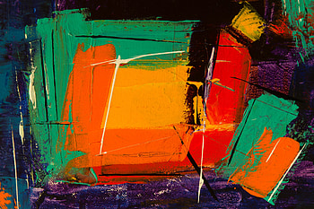 Colorful marks, canvas art, texture HD wallpaper