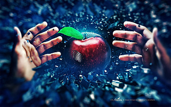 Abstract, Background, Apple, Hands, Fight, Skirmish HD wallpaper