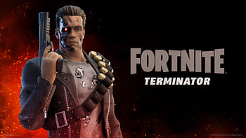 Terminator In Fortnite, Terminator, video game, Fortnite HD wallpaper