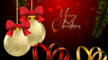 Holiday Wishes, winter, holidays, Christmas, red, ribbons HD wallpaper