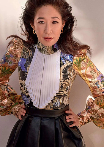 Sandra Oh, Hot hoot, Elle Canada, quality HD phone wallpaper