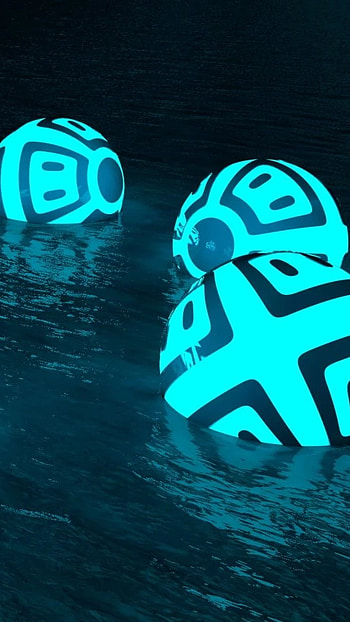 4d, Blue, Led Balls, 4 d HD phone wallpaper
