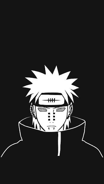 Pain of Naruto: Stark Monochrome , Anime, Naruto, Pain (Naruto) HD phone wallpaper