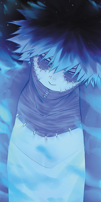 black hair, Dabi (Boku No Hero Academia), Anime, My Hero Academia HD phone wallpaper
