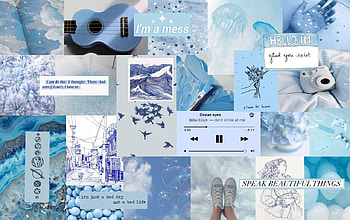 aesthetic baby blue x in 2020. Blue aesthetic tumblr, Cute laptop , Aesthetic, Ocean Aesthetic Tumblr HD wallpaper